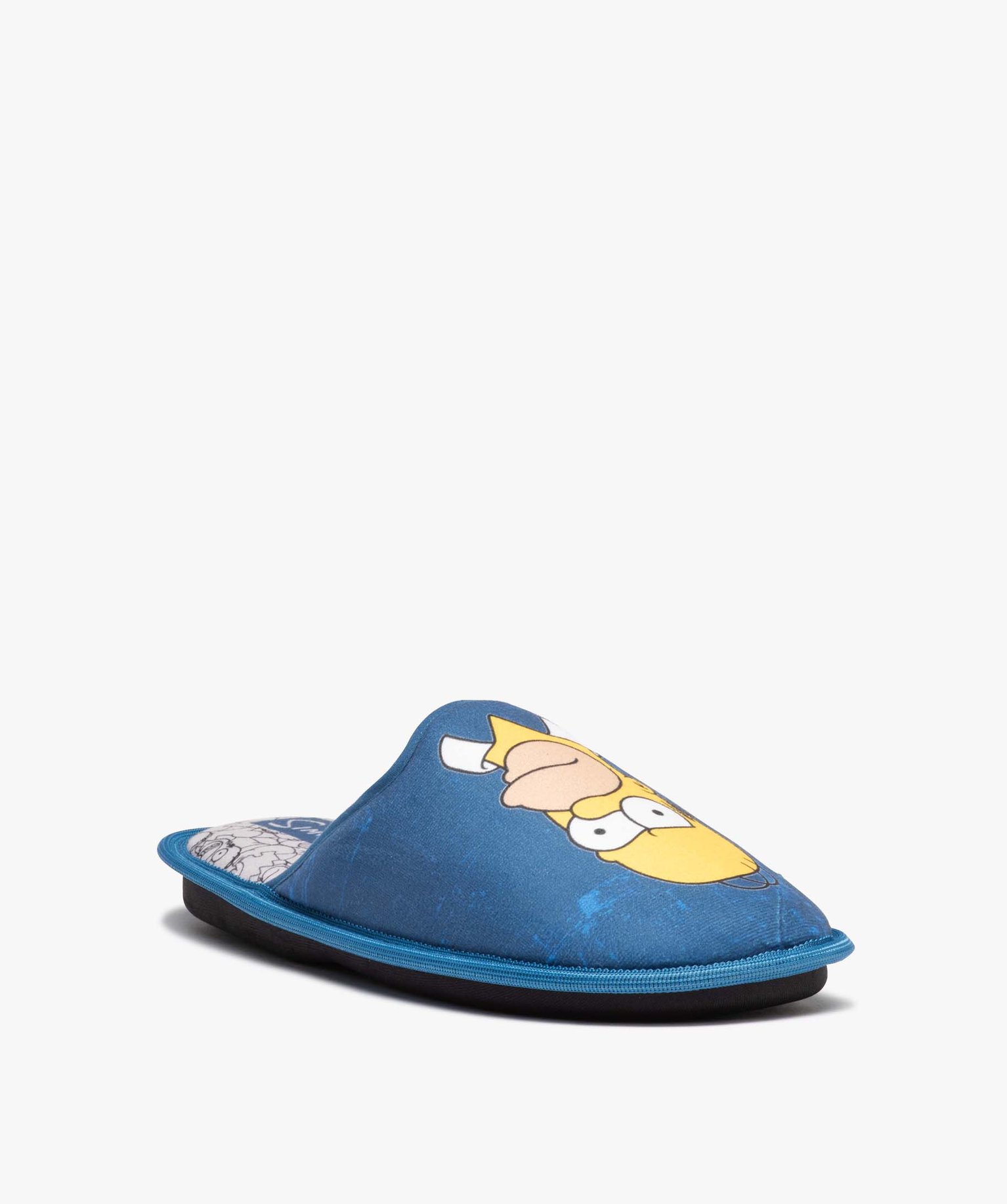 Chaussons homme mules imprimées - Simpsons multicolore | GEMO