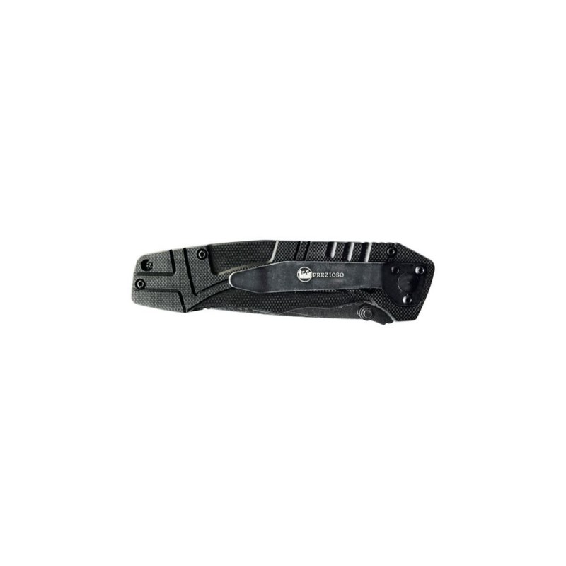 Kostbares Militärmesser Audax Total Black Combo