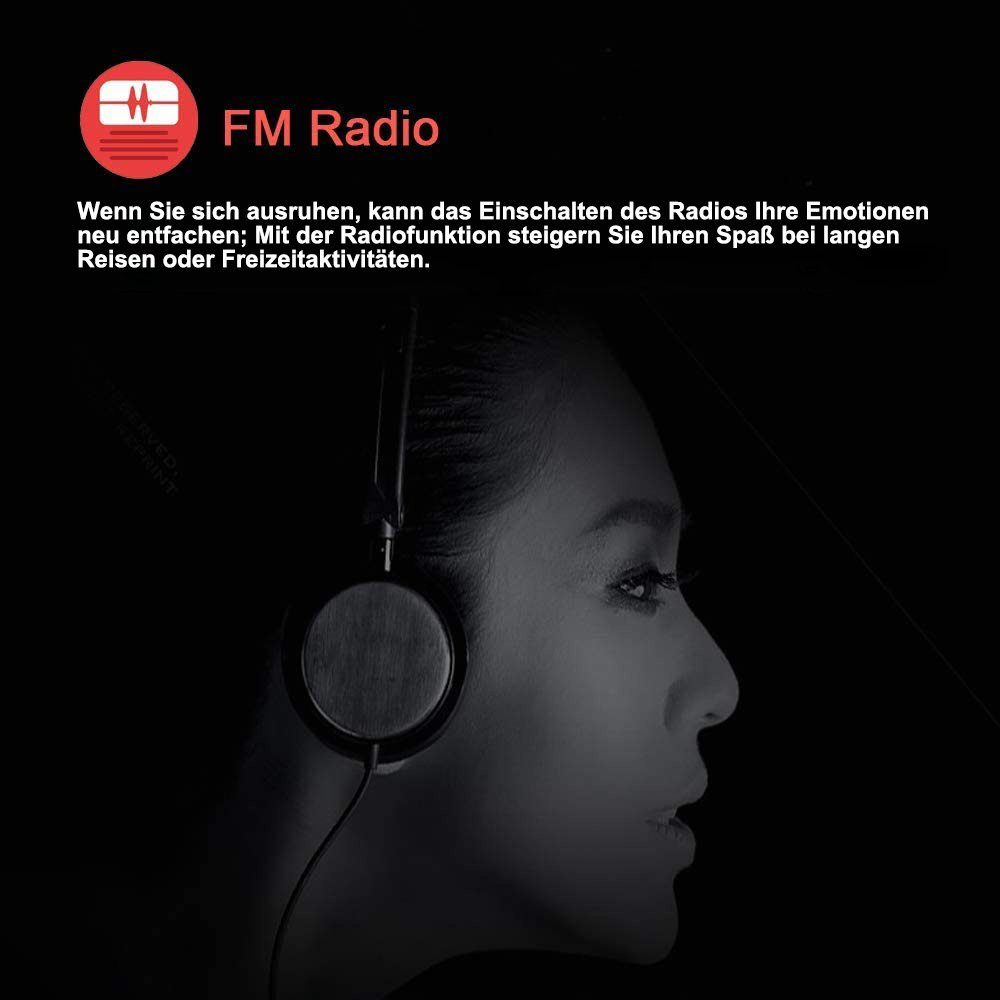 FeelGlad mit Lautsprechern FM-Radio MP3-Player (integrierte Lautsprecher)