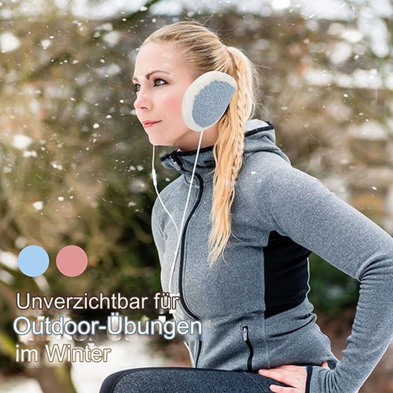 HOHEA H Ohrenwärmer Ohrenwärmer,Tragbare Ohrenschützer,ohrenwärmer mädchen kinder (1-St) Outdoor-Ohrenschützer,Winddichte Ohrenschützer