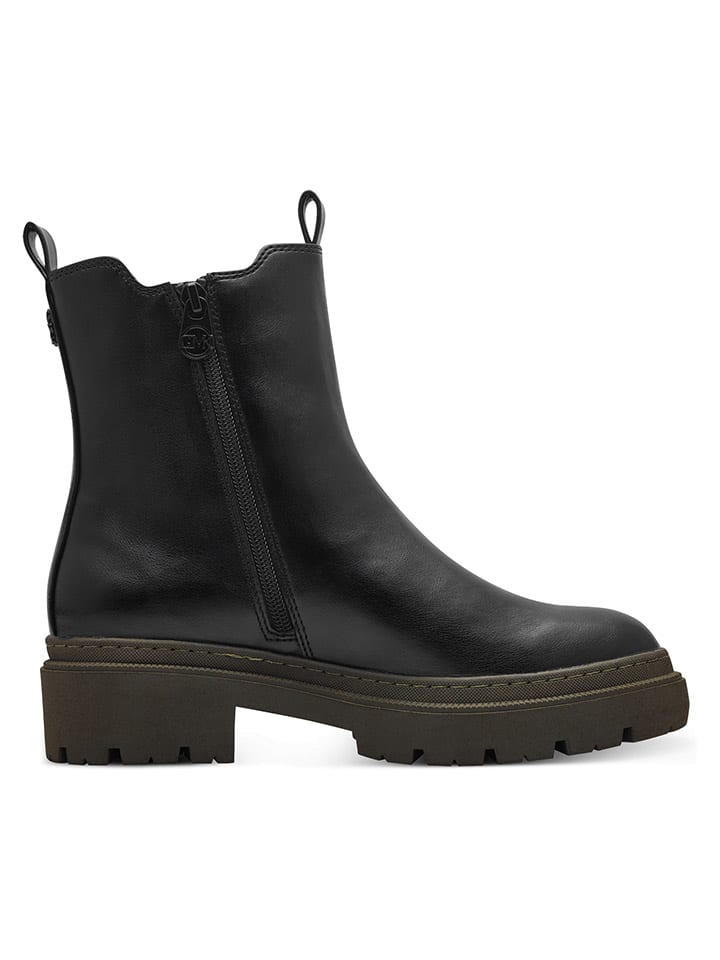 Marco Tozzi Boots in Schwarz/ Khaki günstig kaufen