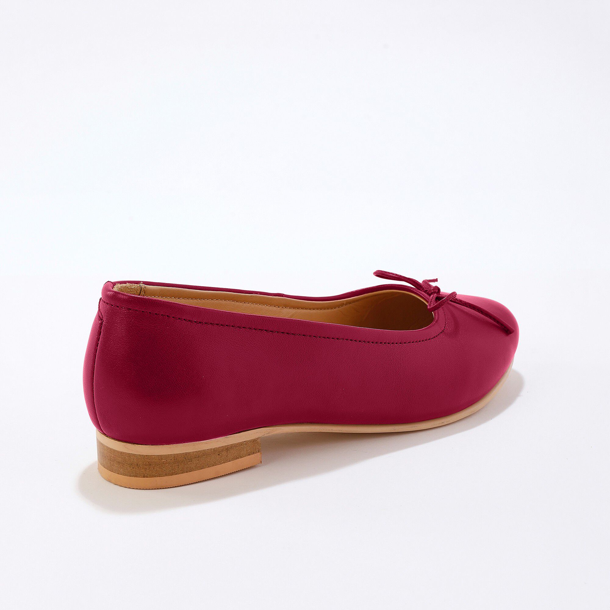 Ballerines plates confort en cuir