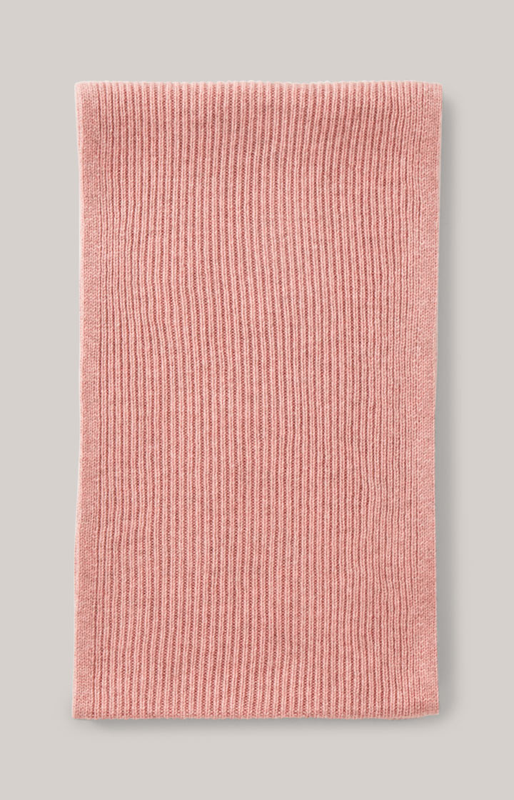 Schal in Pastellrot