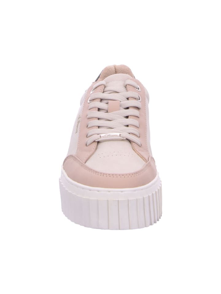 s.Oliver Schnürschuhe in BEIGE COMB günstig kaufen