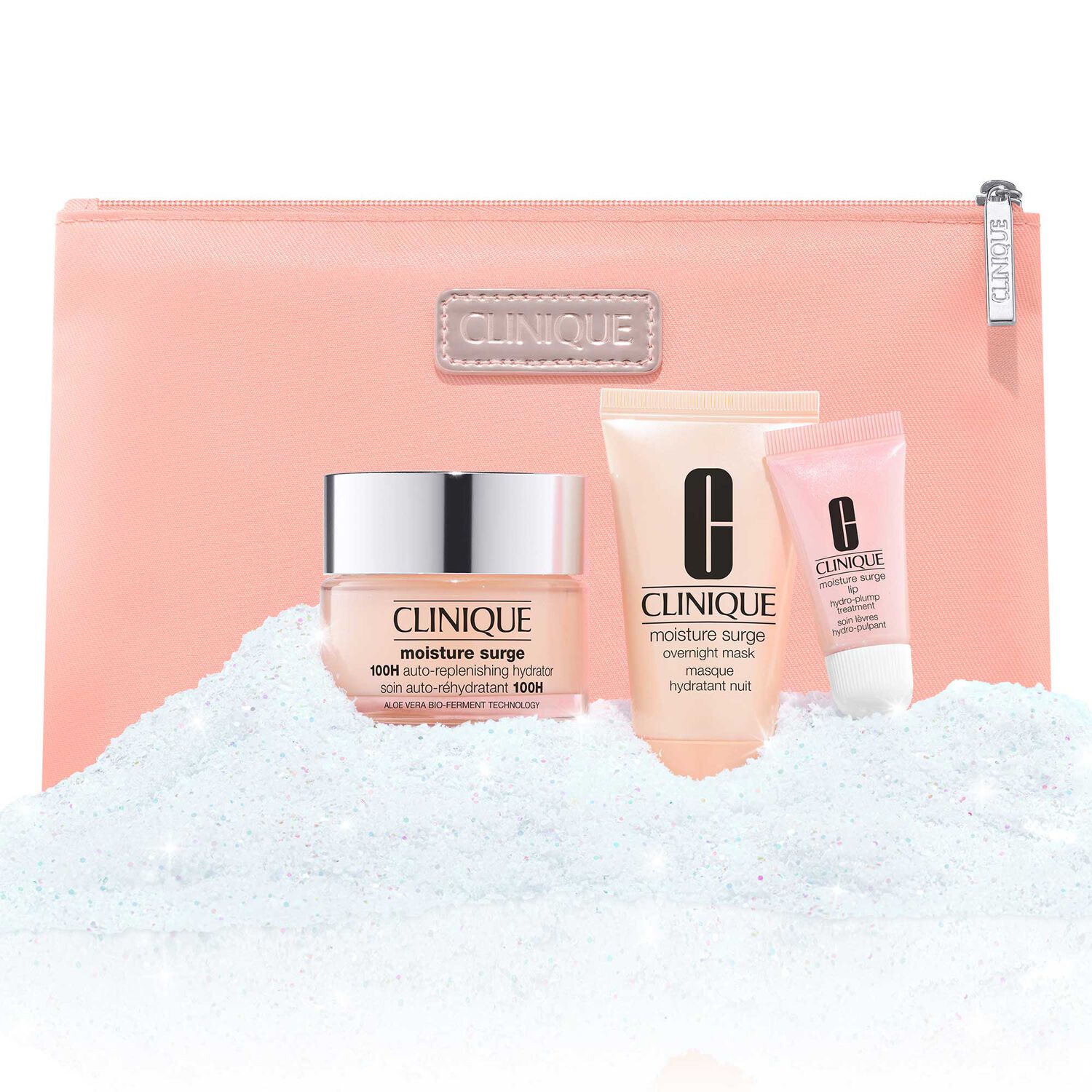 Clinique Moisture Surge™ 100H Coffret Soin Auto-réhydratant 100H 50 ml + 2 Produits