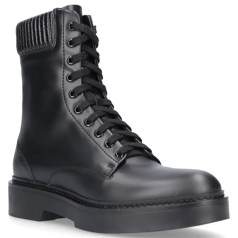 Santoni - Stiefeletten 59569 Kalbsleder - schwarz