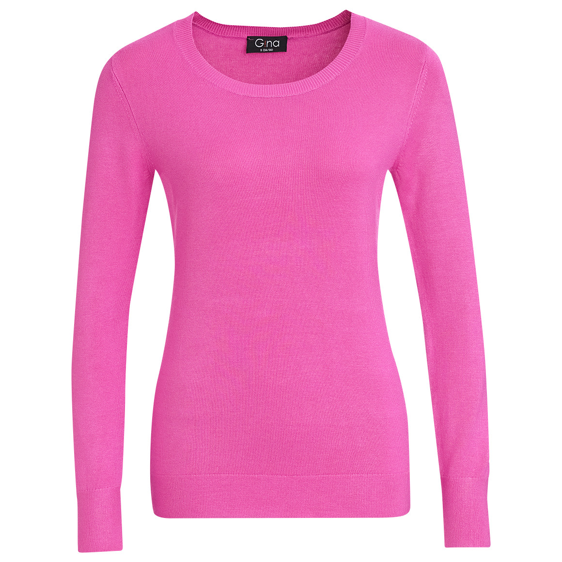 Damen Feinstrickpullover mit Rundhals