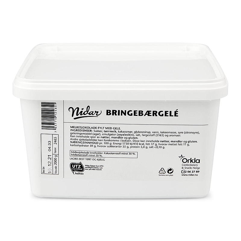 Nidar Bringebær 2 kg