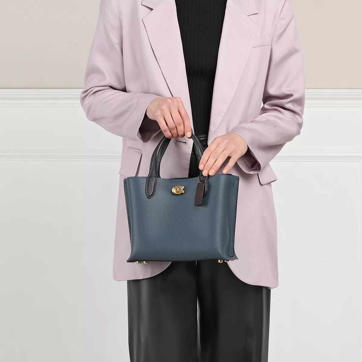 COACH Handtaschen blau Tote