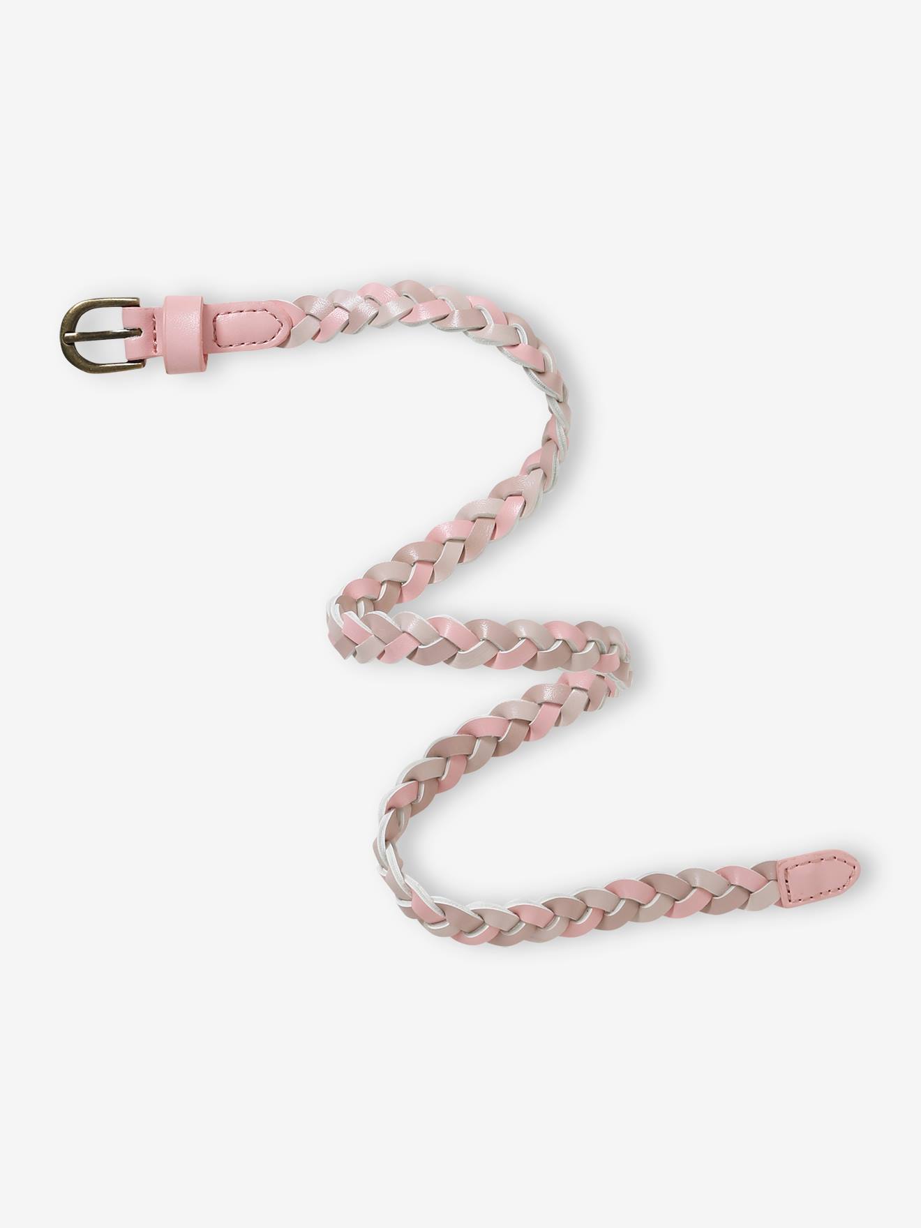 Lot de 3 fines ceintures fille lot rose