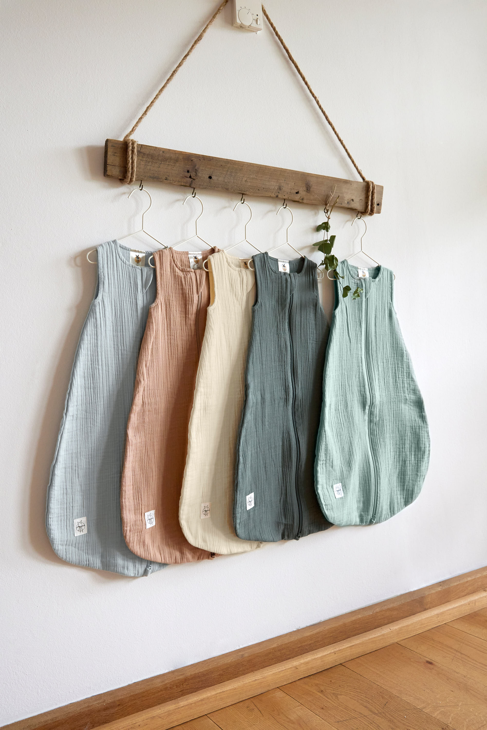 Musselin Schlafsack (Sommer, Tog 1) - Bio Baumwolle, Hellgelb