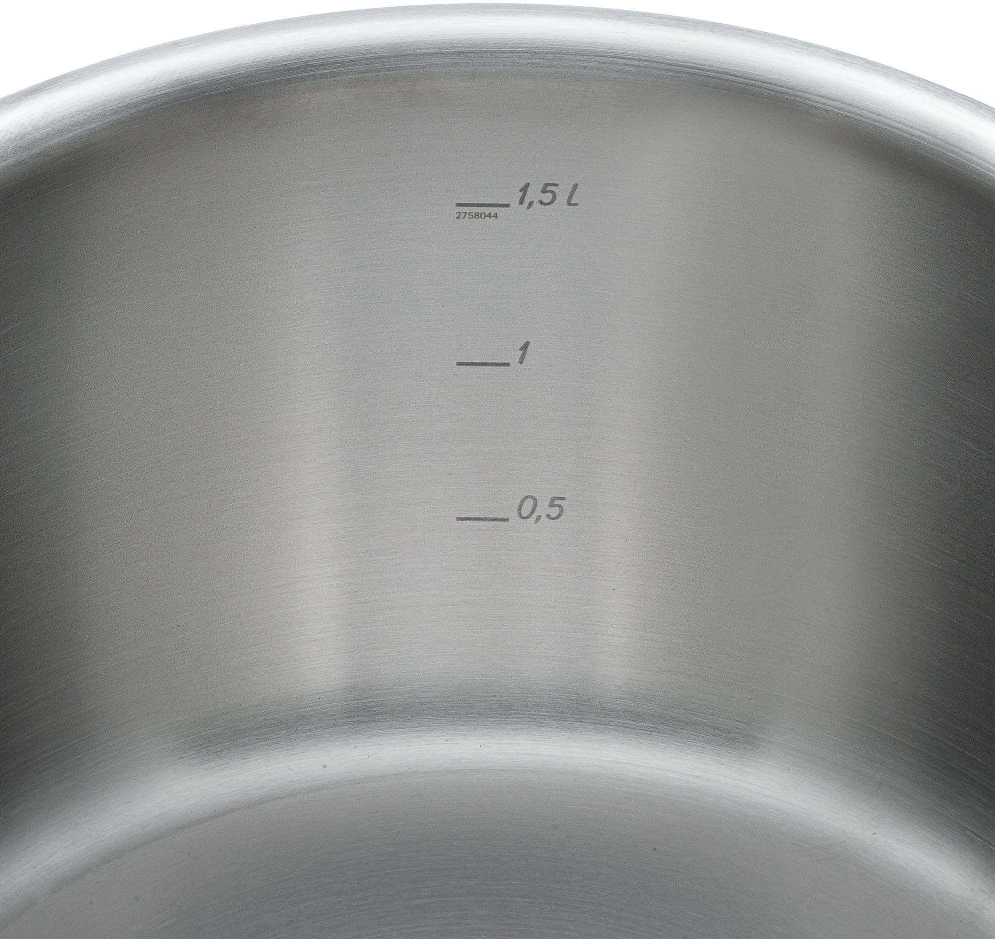 WMF Topf-Set Gourmet Plus, Cromargan® Edelstahl Rostfrei 18/10 (Set, 5-tlg), induktionsgeeignet