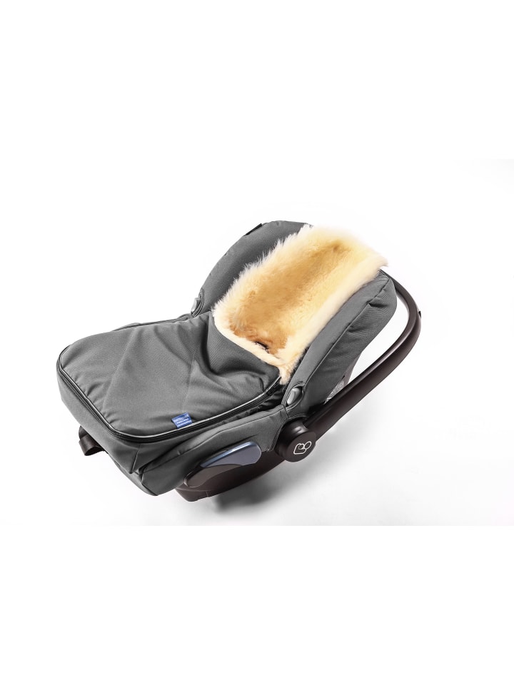 Hofbrucker Lammfell Fußsack Maxi für Babyschale in Grau günstig kaufen onesize