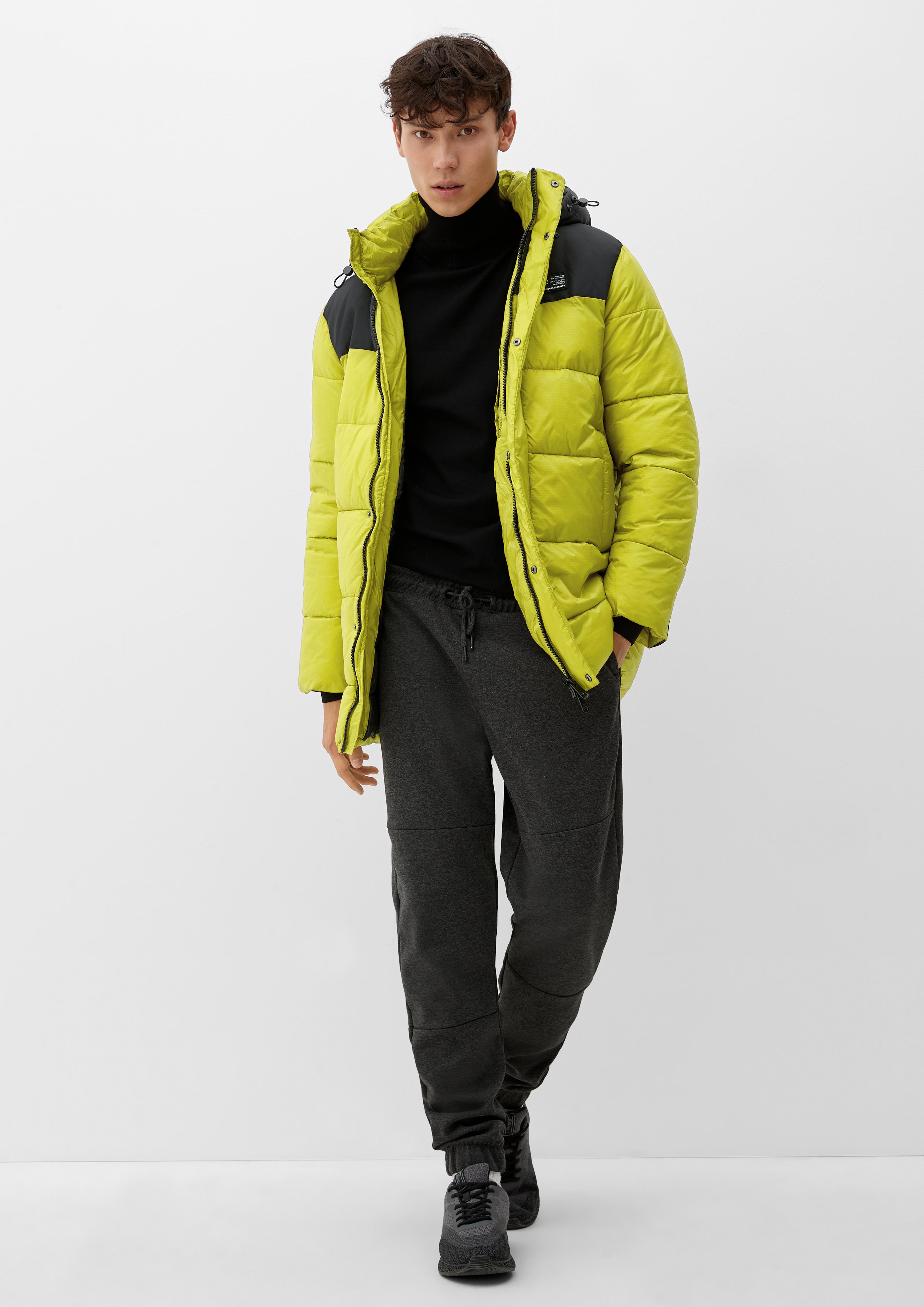 Lang geschnittene Puffer-Jacke  2115925-7167