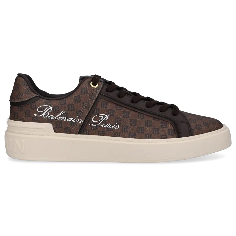 Balmain - Sneaker low B-COURT Kunststoff - braun