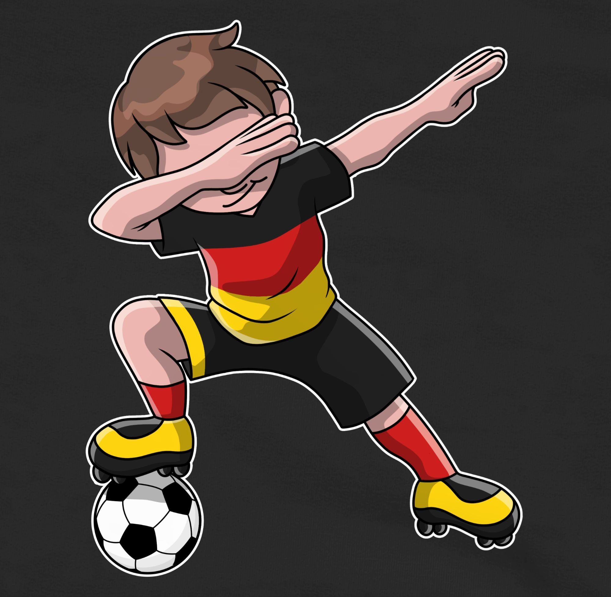 Shirtracer Hoodie Dabbing Fußballspieler Junge Fussball EM 2024 Kinder