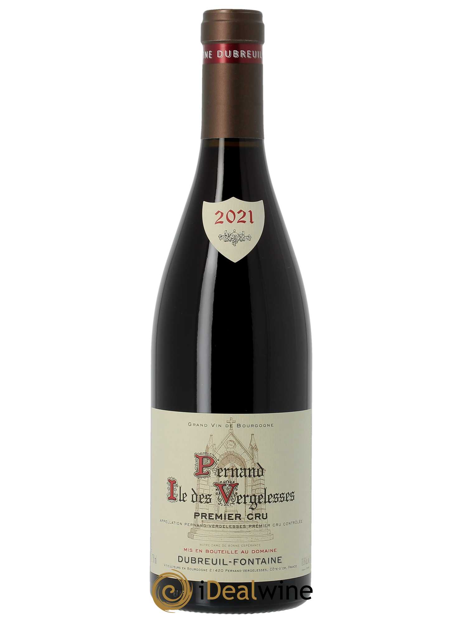 Pernand-Vergelesses 1er Cru Ile des Vergelesse Domaine Dubreuil Fontaine  2021 - Lot de 1 Bouteille
