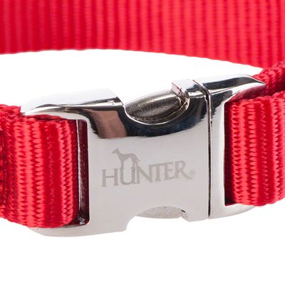 HUNTER Halsband Vario Basic Alu-Strong, rot