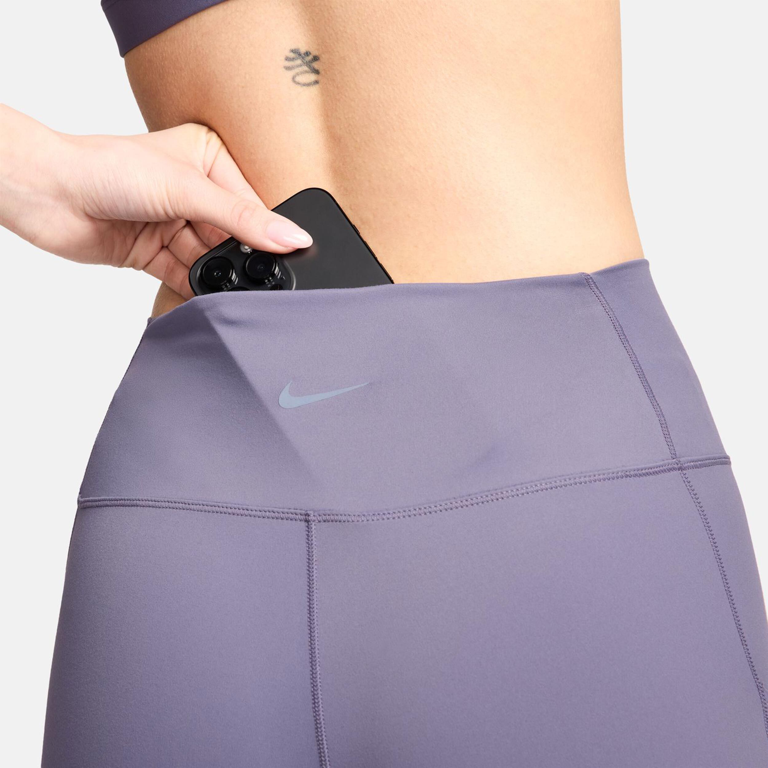 Dri-Fit One High-Waisted 7/8 Pocket Tight Damen - Dunkelblau