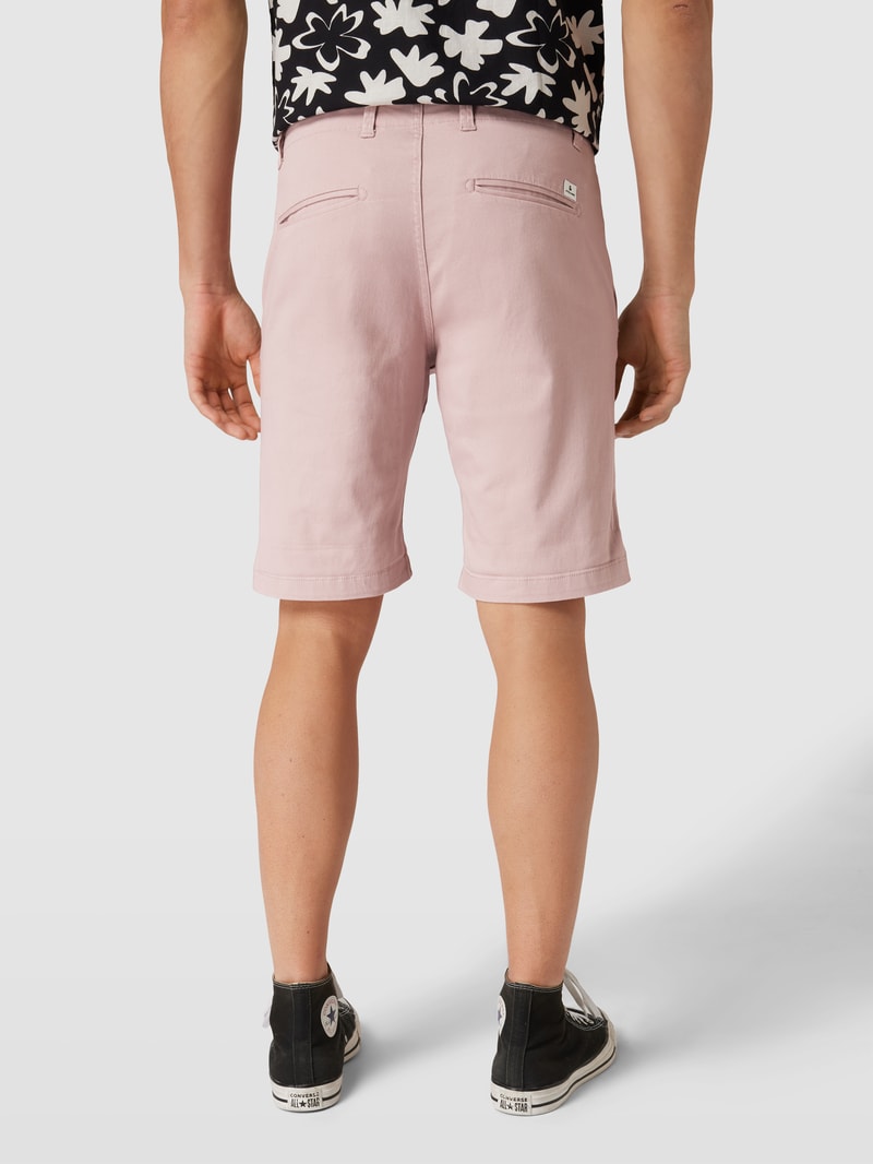 Bermudas mit französischen Eingrifftaschen Modell 'DAVE' in altrosa