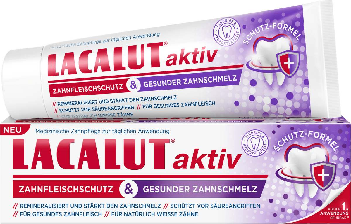 Zahnpasta aktiv Zahnfleischschutz & Gesunder Zahnschmelz, 75 ml
