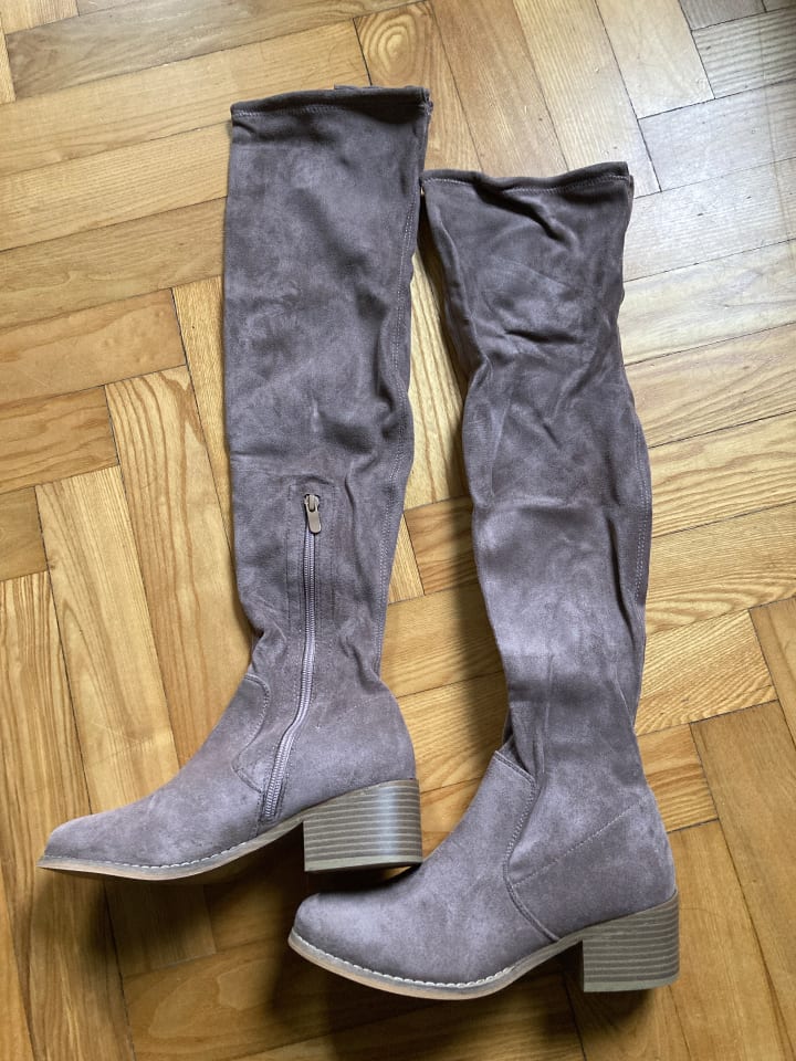 Sixth Sens Stiefel in Beige günstig kaufen 36