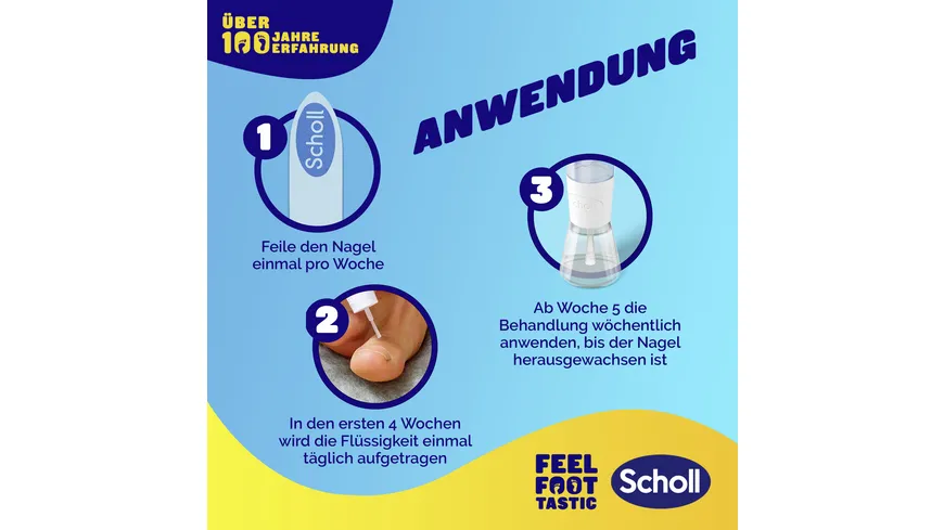 Scholl 2 in 1 Stift bei Nagelpilz
