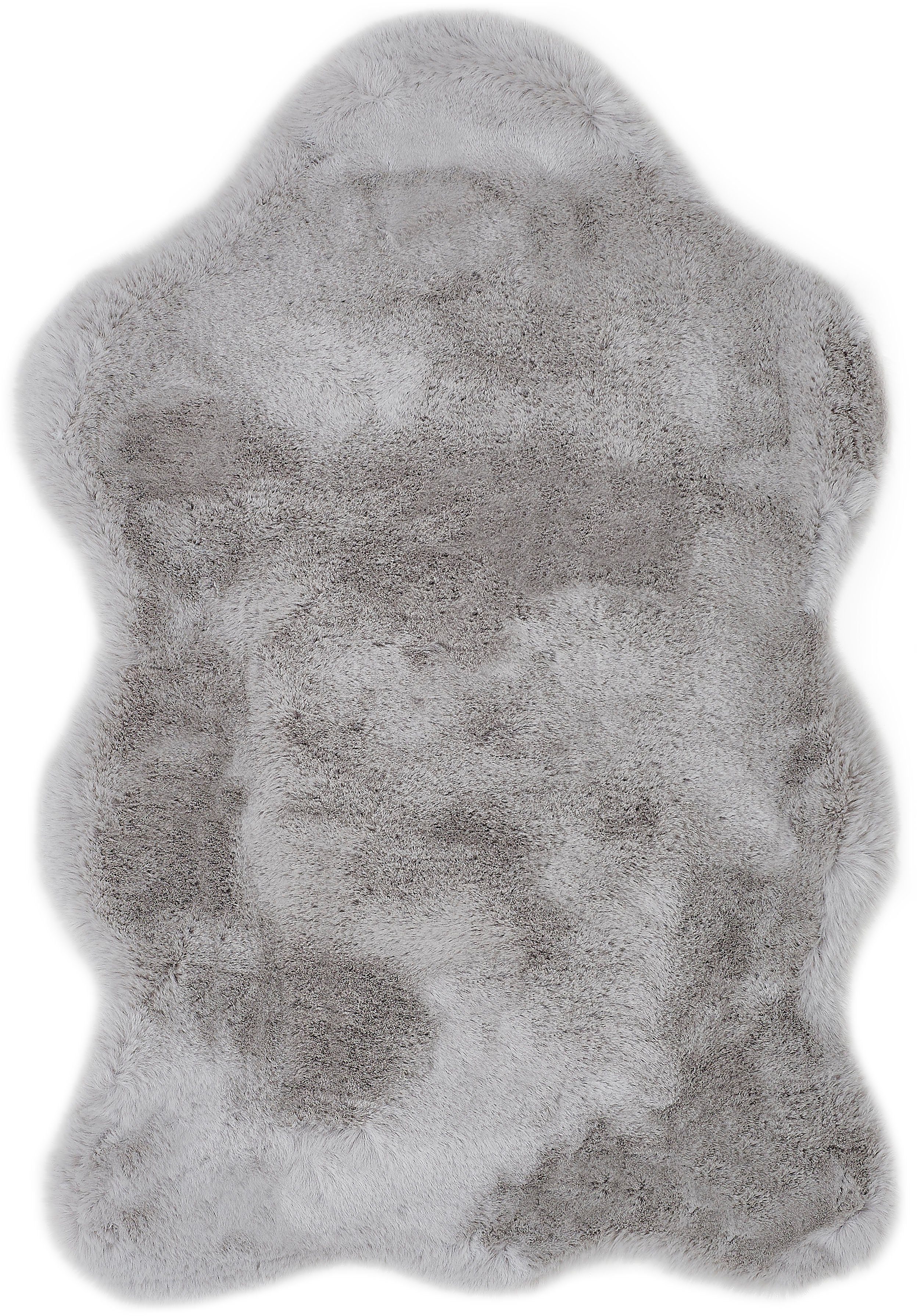 Fellteppich Novara, LUXOR living, fellförmig, Höhe: 30 mm, Kunstfell, Kaninchenfell-Haptik, besonders weicher Hochflor, waschbar