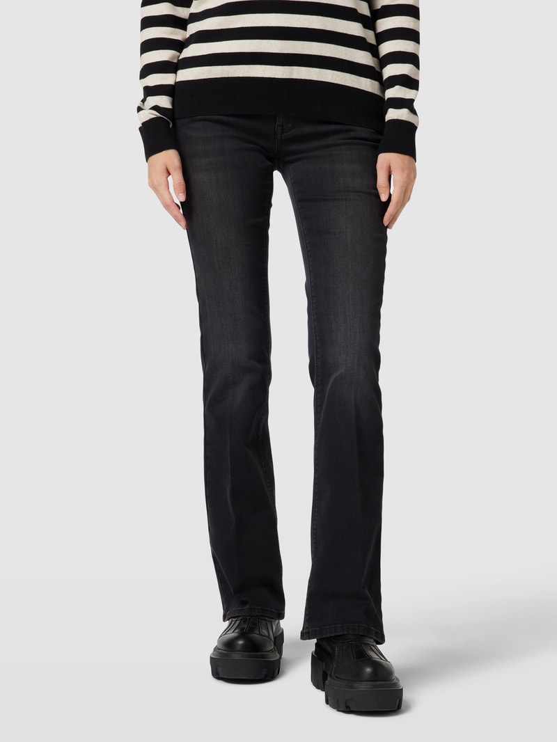 Jeans im 5-Pocket-Design Modell 'VIC' in schwarz