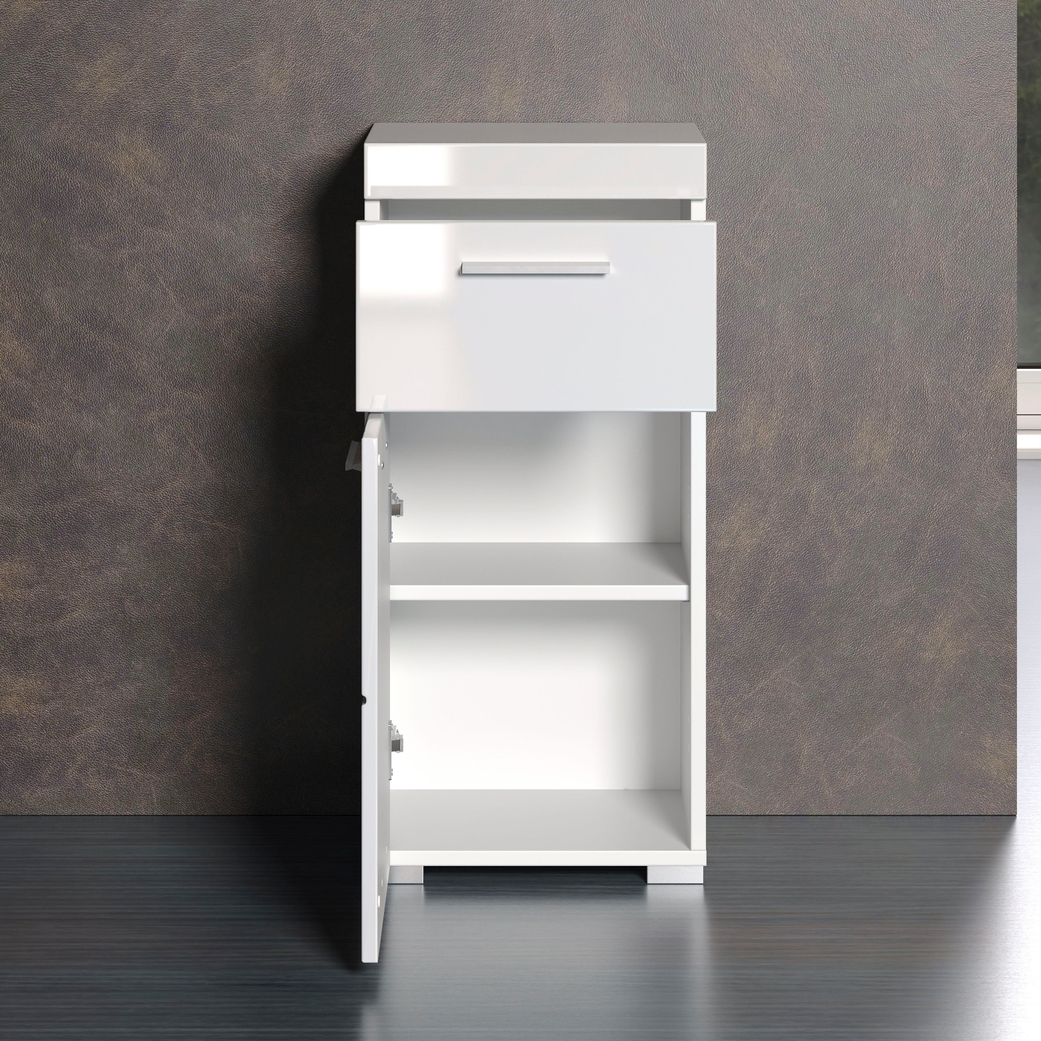 INOSIGN Unterschrank Avena Breite 37 cm, Badezimmerschrank mit 1 Schubkasten und 1 Tür