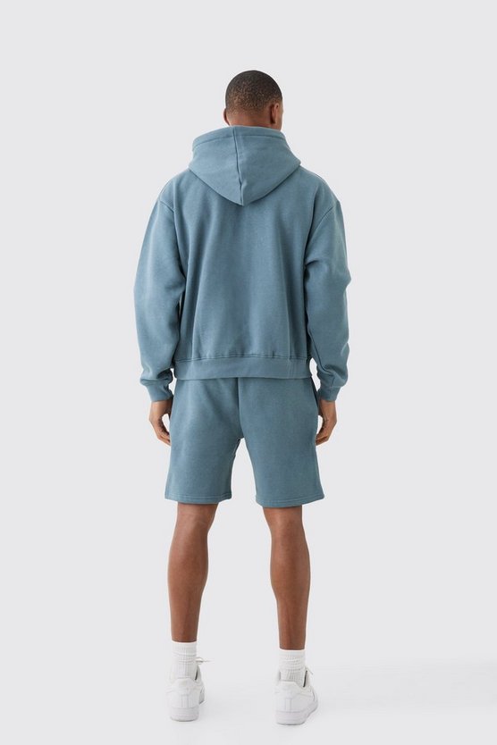 Kastiger lockerer Oversize Man Signature Trainingsanzug