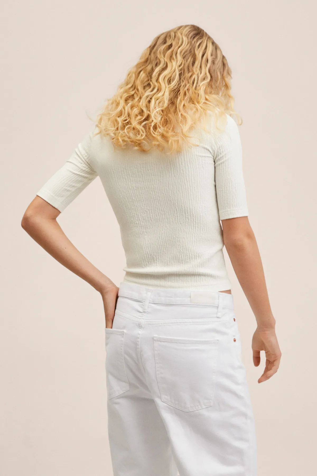 MANGO  27005814 Damen/Mädchen Off-White
