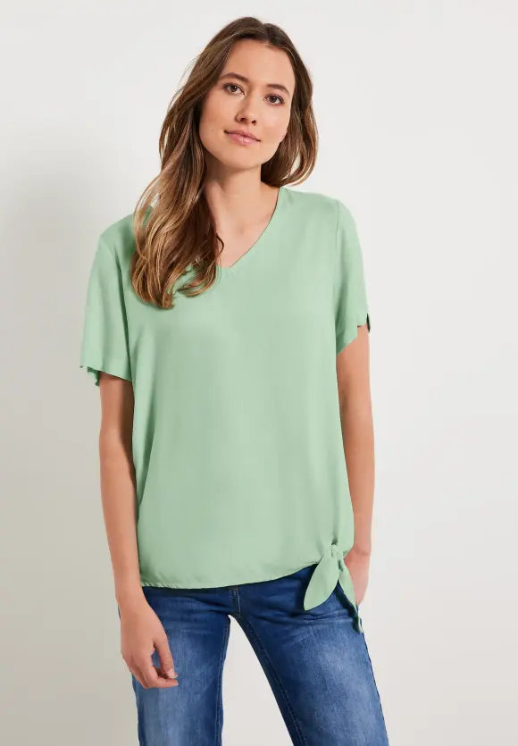 CECIL Bluse mit Knotendetail