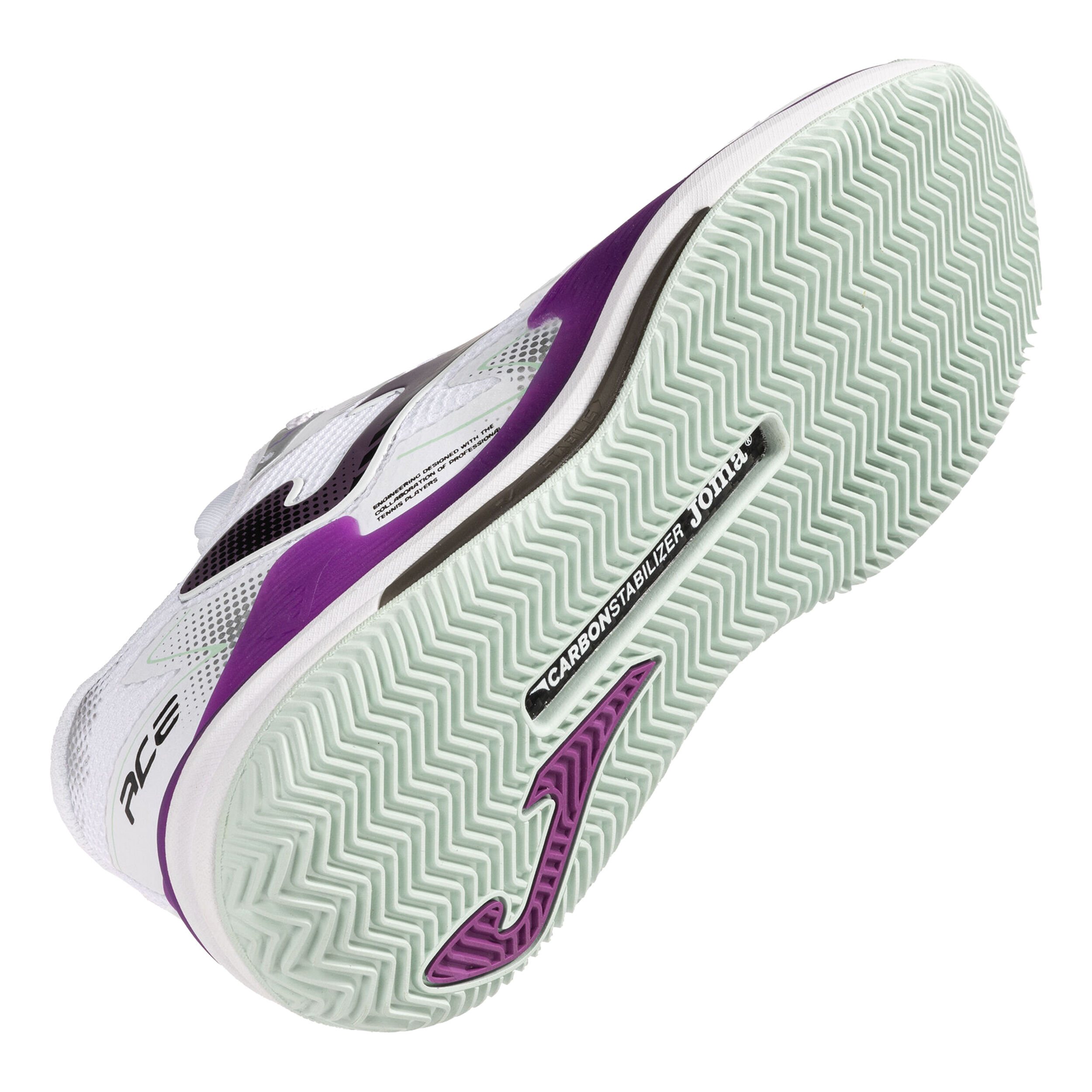 Ace Allcourtschuh Damen - Weiß, Lila