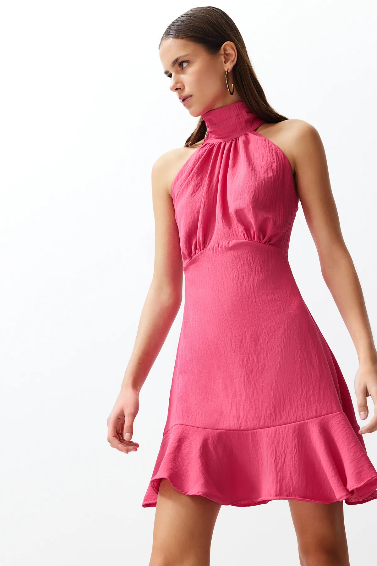 Trendyol Collection  Rosa Gerade TWOSS21EL1538