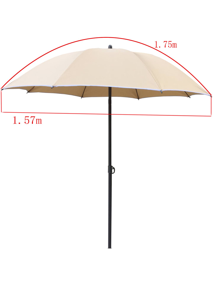 VCM  Sonnenschirm 160 cm Strandschirm Schirm UV-Schutz in Grün günstig kaufen onesize