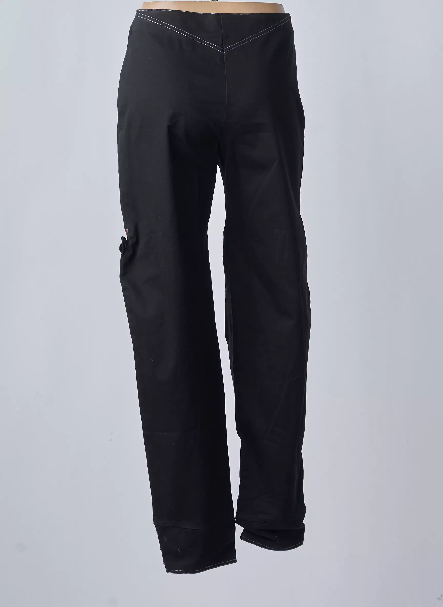 Baskerville Me Pantalons Larges Femme couleur noir