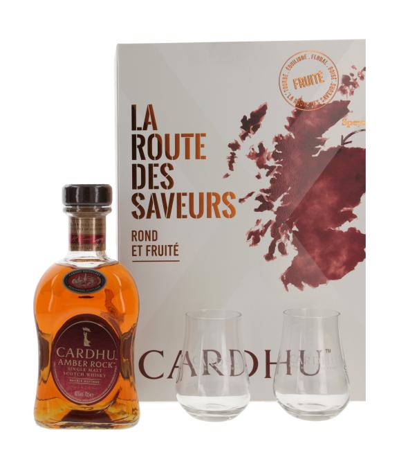 Cardhu Amber Rock mit zwei Gläsern 0,7 l·40 % vol