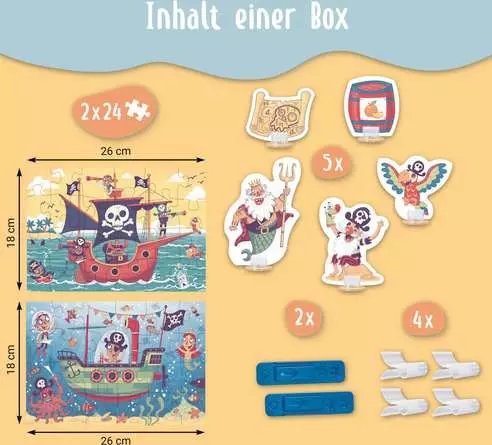 Kinderpuzzle ab 4 Jahren - Land in Sicht - 24 Teile