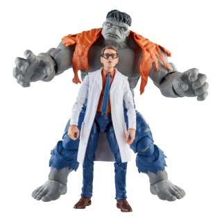 Avengers: Beyond Earth's Mightiest Marvel Legends Actionfiguren Gray Hulk & Dr. Bruce Banner 15 cm