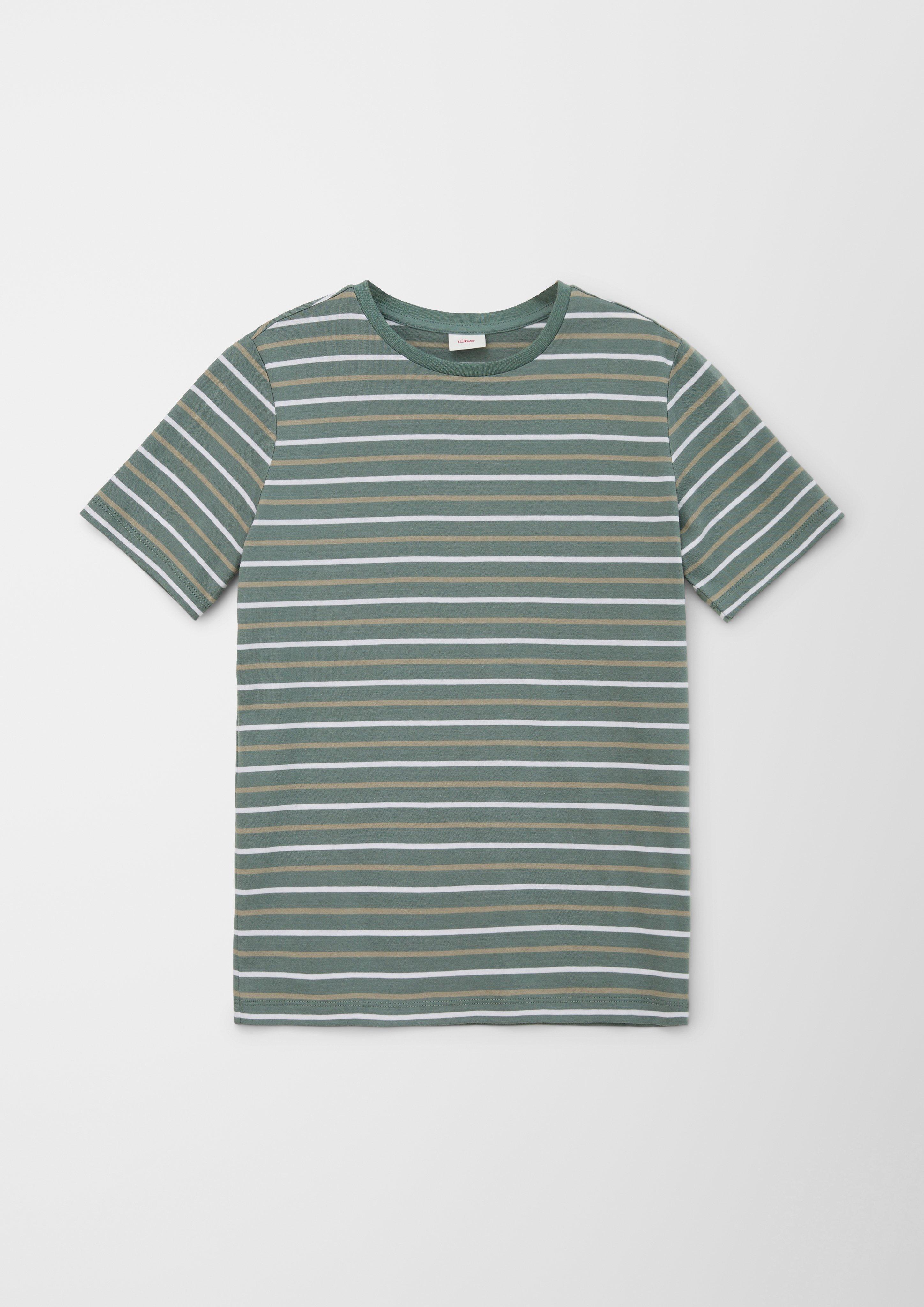 T-Shirt mit Streifen  2130514-67G1
