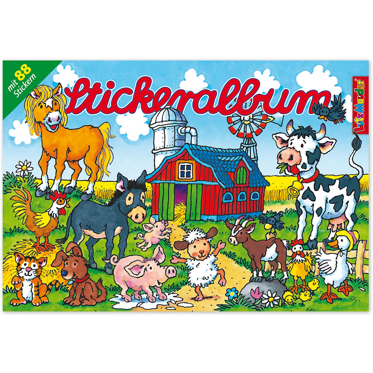 Stickeralbum Bauernhof, inkl. Sticker