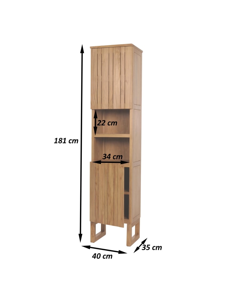 MCW Teak-Hochschrank M72 günstig kaufen onesize