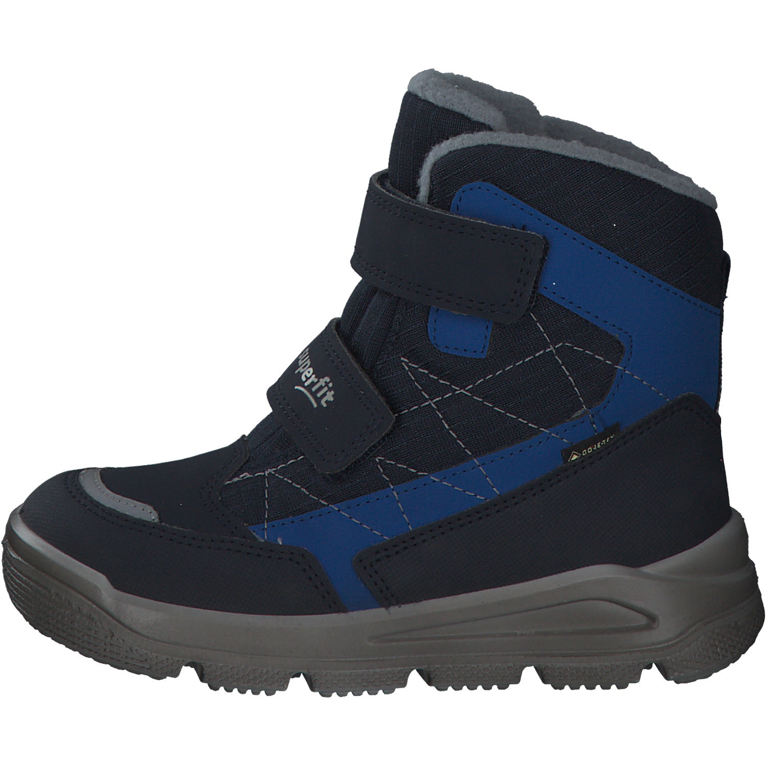 Superfit MARS 09086, Stiefeletten (Kinder), Kinder, Blau/Hellgrau
