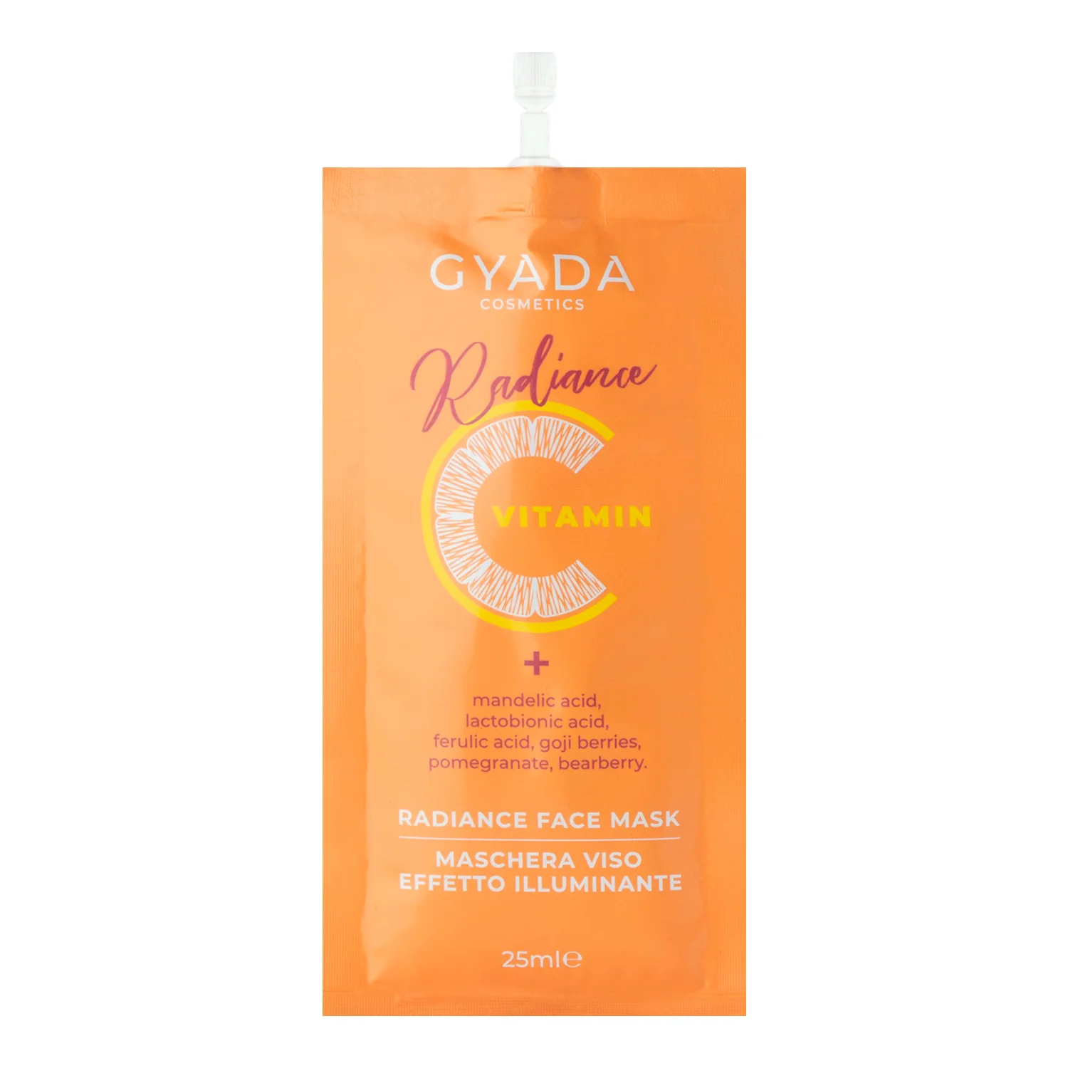 Radiance Vitamin C maska za blistavo lice - posvjetljujuća maska za lice