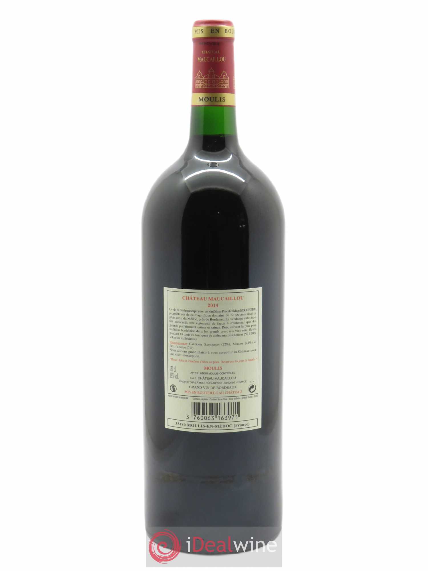 Château Maucaillou  2014 - Lot de 1 Magnum