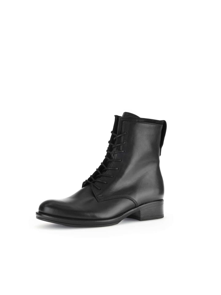 Gabor Fashion Schnürstiefeletten in schwarz günstig kaufen