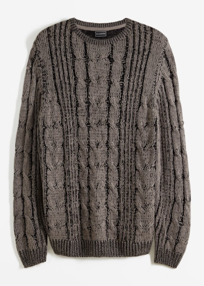 Pullover mit Zopfmuster
