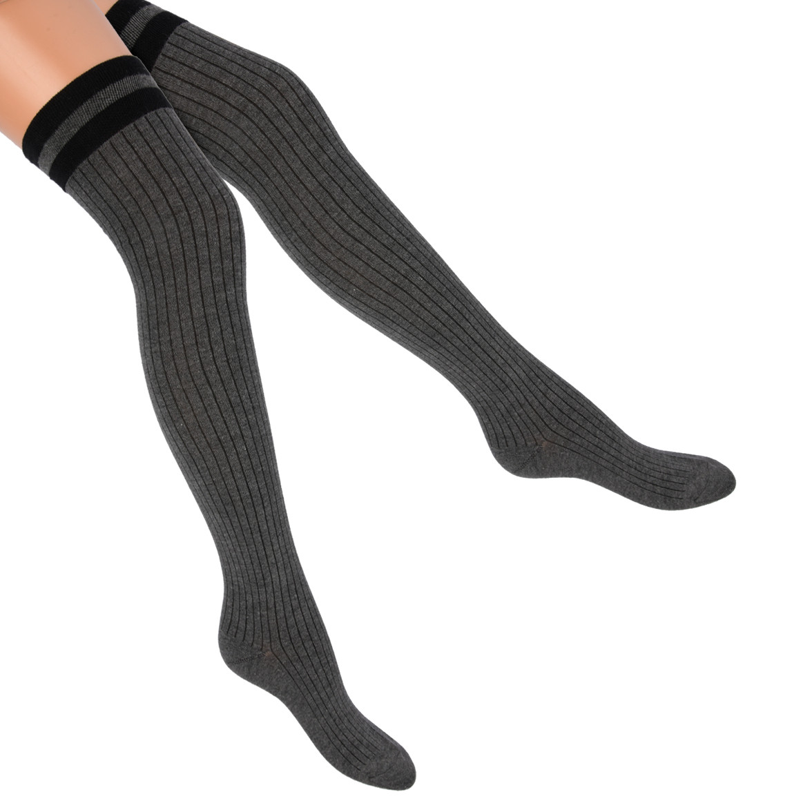 1 Paar Damen Overknees