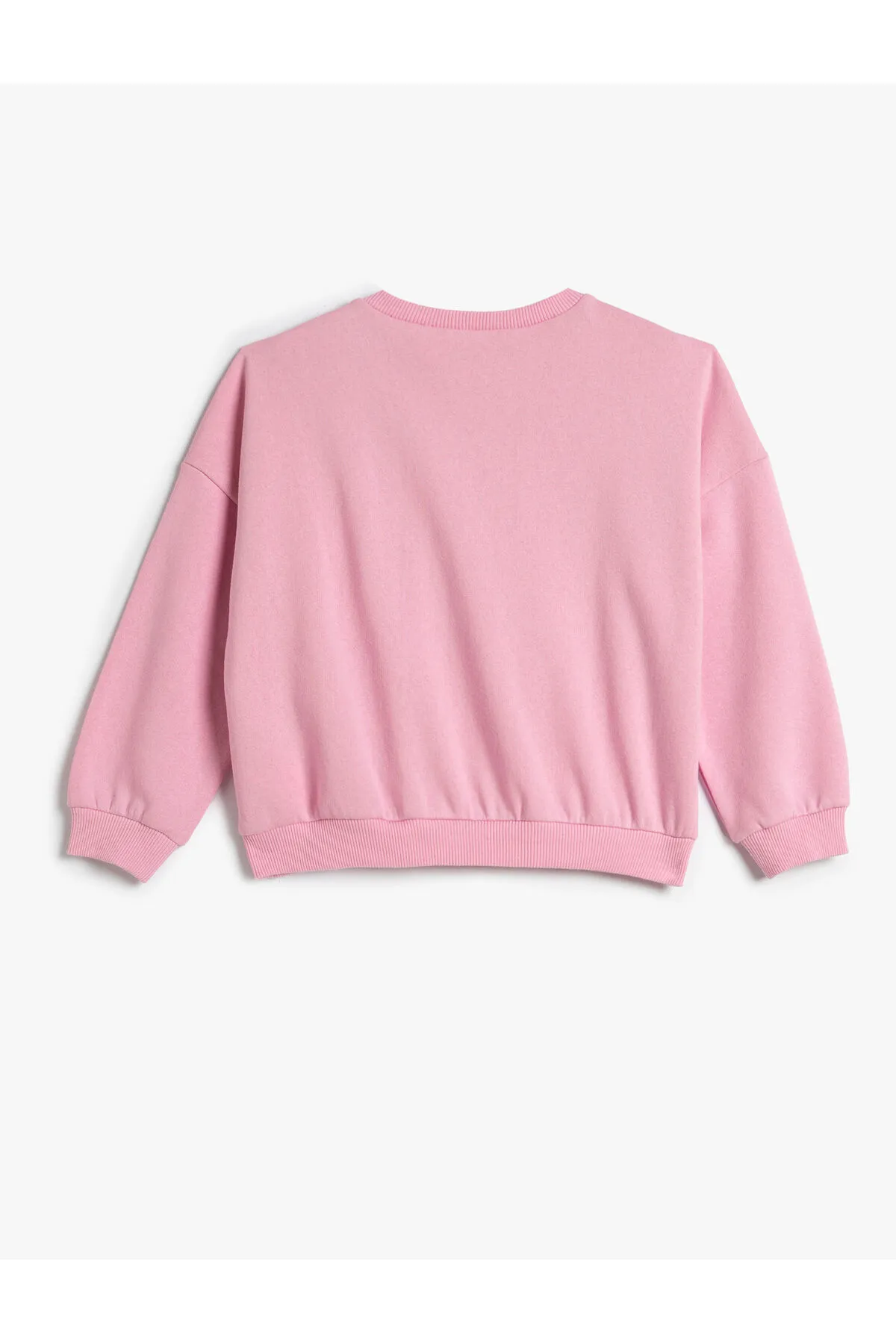 Koton  Sweatshirt aus Baumwolle mit langen Ärmeln und Rundhalsausschnitt